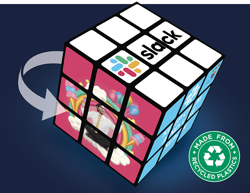 Create your own branded cube online in minutes!