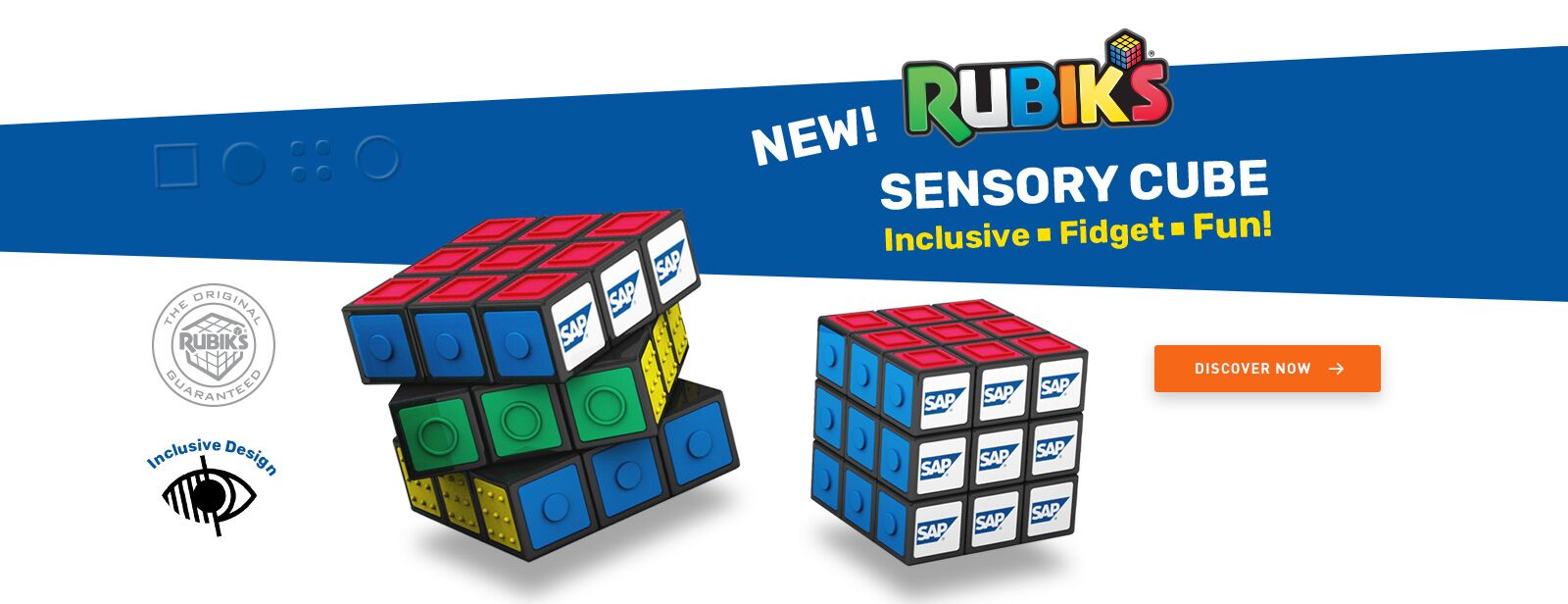 New Sensory Rubik's Cube - Inclusive, Fidget, and Fun