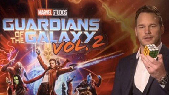 Guardians of the Galaxy hoofdrolspeler speelt met de Rubik’s<sup>®</sup> Cube!